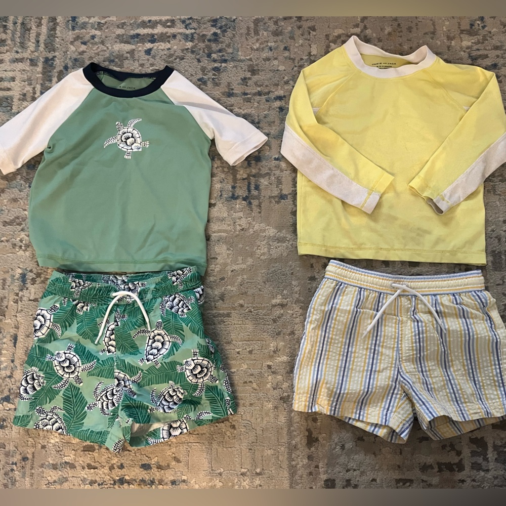 Janie & Jack swimset bundle 18-24